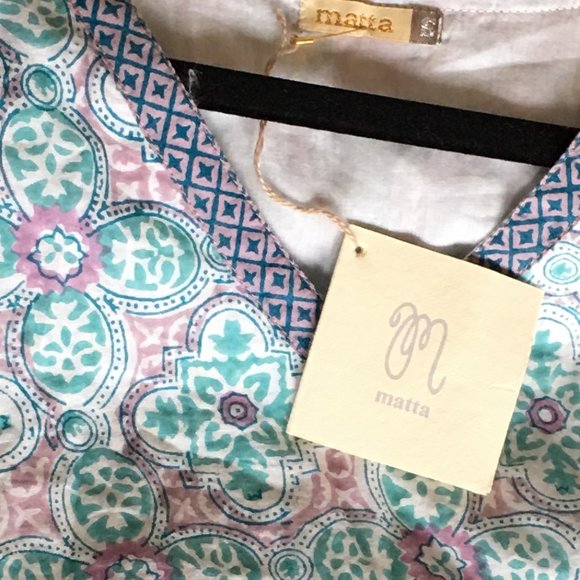 Matta cotton dress boho chic - Picture 2 of 11